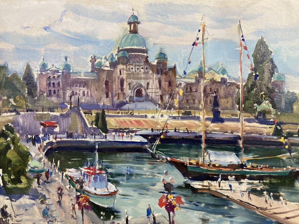 Victoria Capital Building, British Columbia oil (1 of 1)