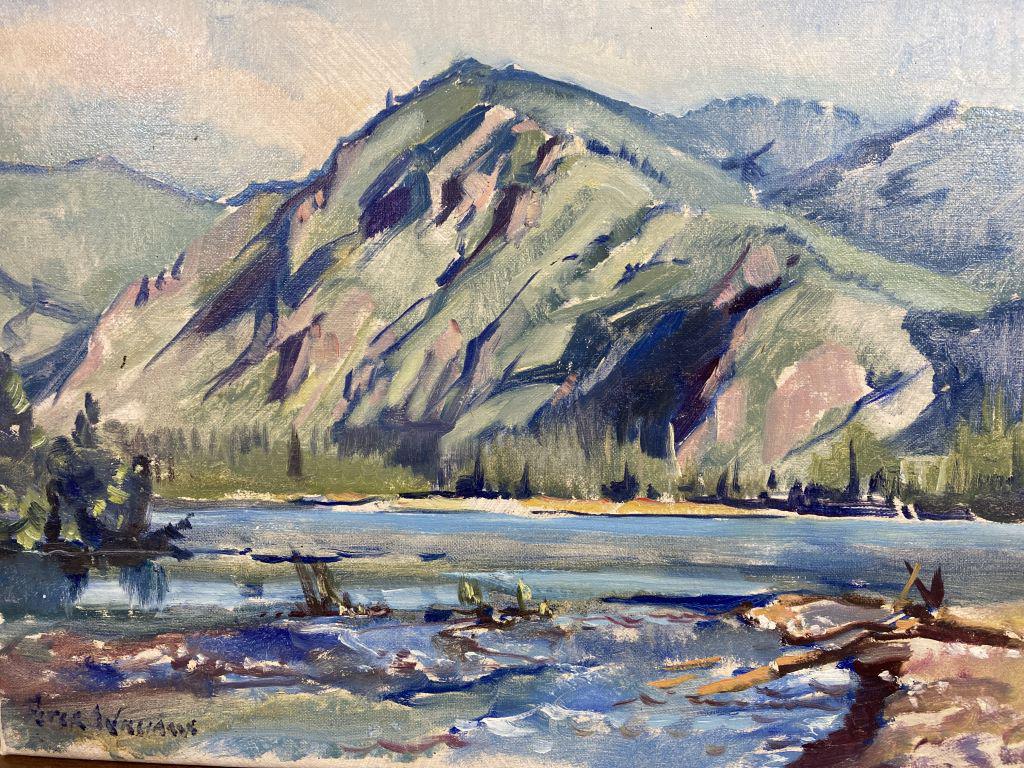 Colorado River Scene oil on canvas, 14x18 (1 of 1)