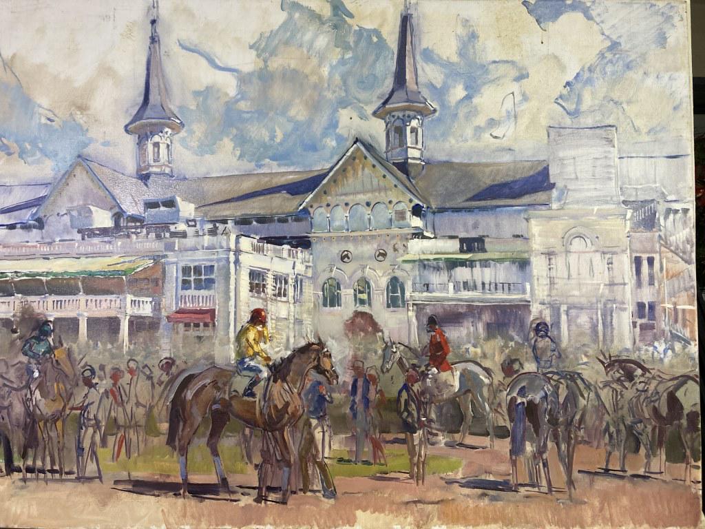 Churchill Paddock oil on canvas, 36x48 unframed, (1 of 1)