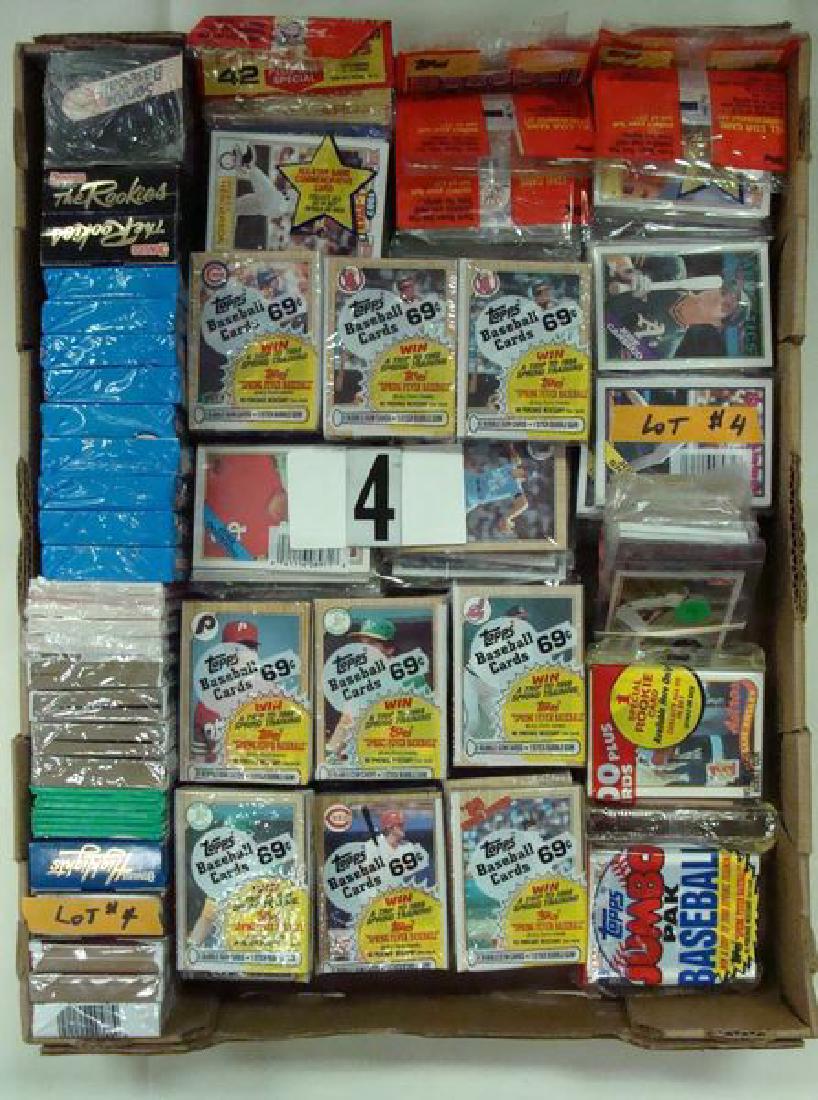 BASEBALL GRAB BOX: LOT INCLUDES RACK PACKS, (1 of 1)