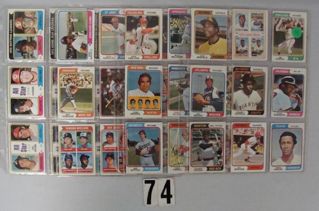 (36 DIFF) 1974 TOPPS BASEBALL CARDS (1 of 5)