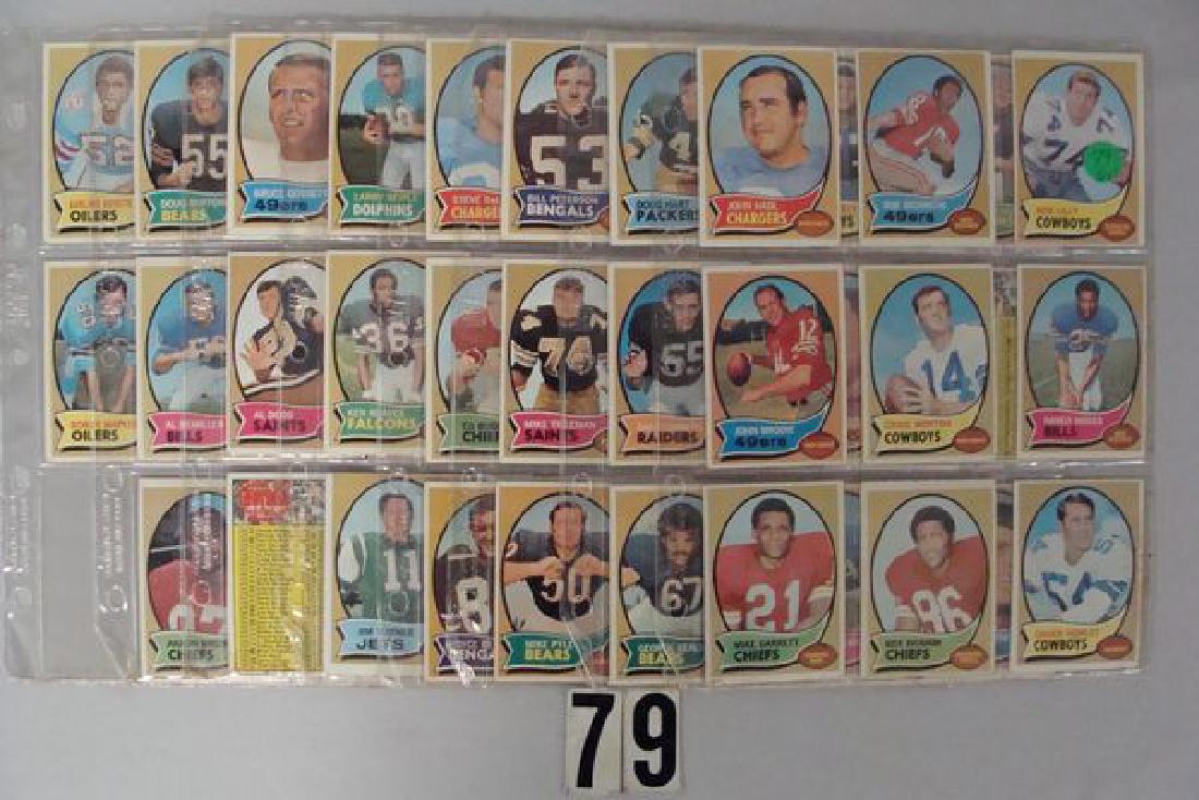 (60 DIFF) 1970 TOPPS FOOTBALL CARDS (1 of 5)