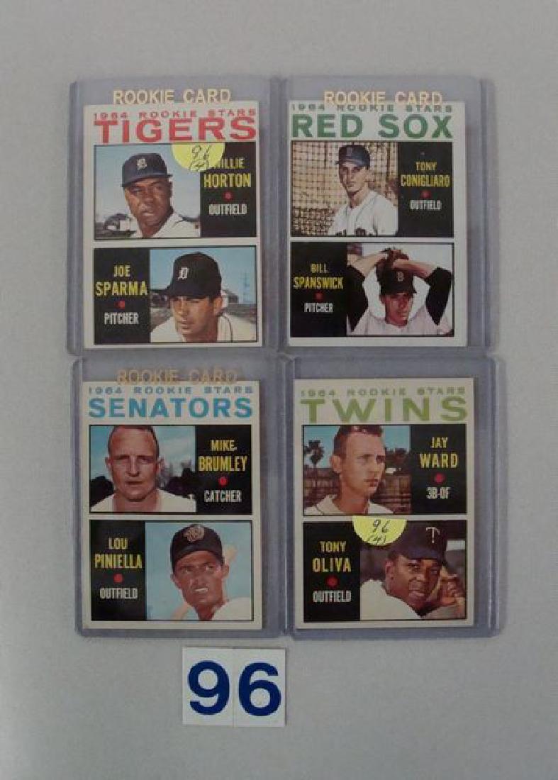(4) 1964 TOPPS BASEBALL ROOKIES: #116 T. OLIVA - (1 of 2)
