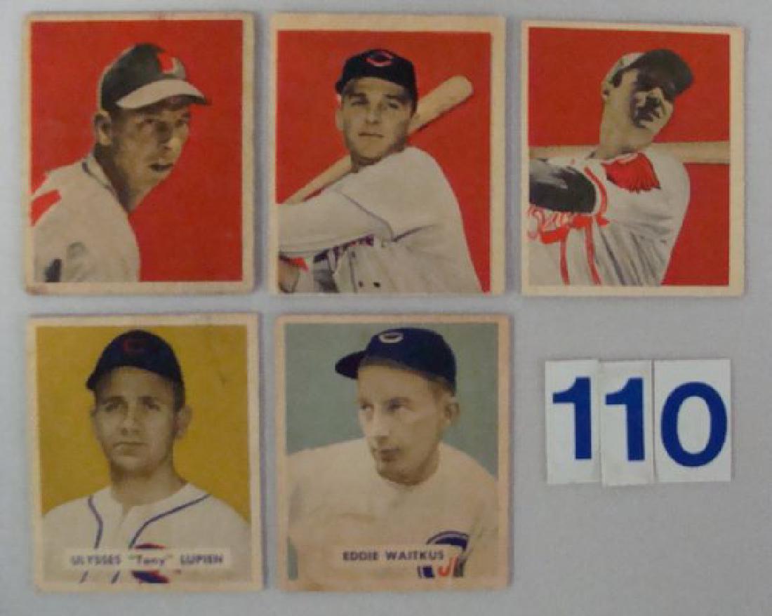 (5) 1949 BOWMAN BASEBALL CARDS: (1 of 2)