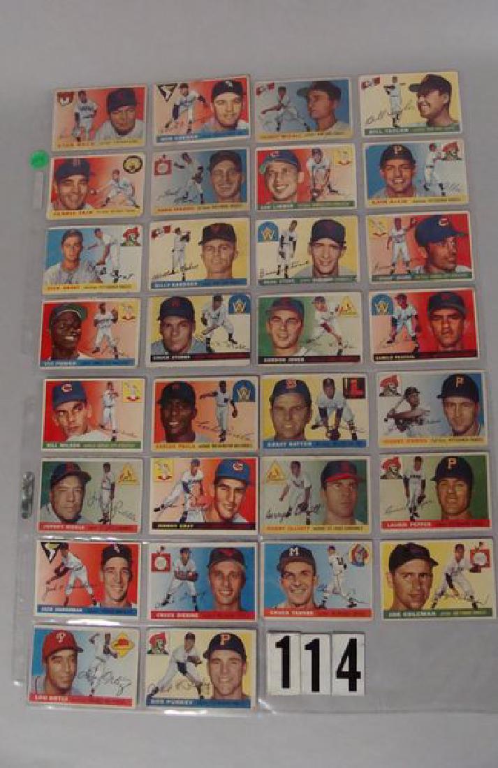 (30) 1955 TOPPS BASEBALL CARDS #6-162 - (1 of 5)