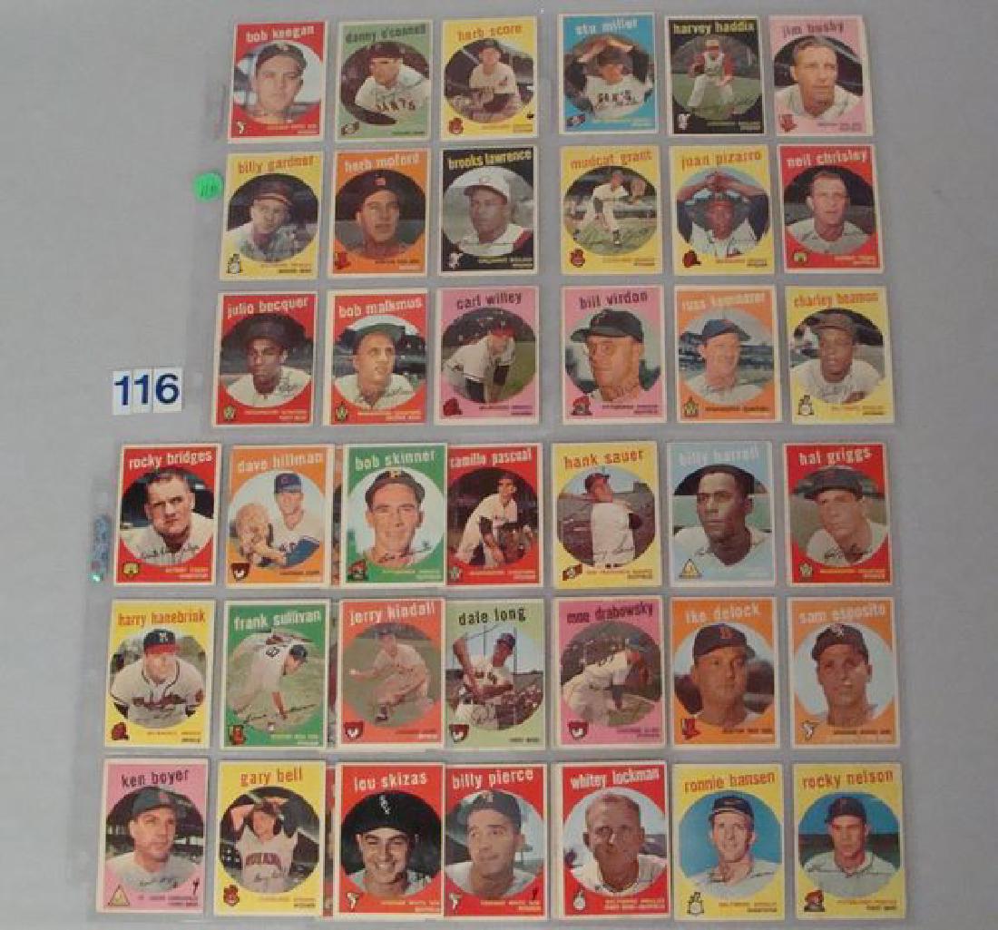 (45) 1959 TOPPS BASEBALL CARDS #86-440 - EX (1 of 4)