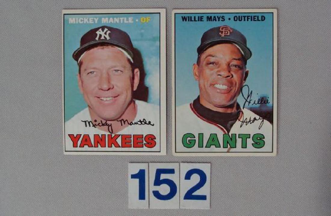 1967 TOPPS #150 MICKEY MANTLE (1 of 2)