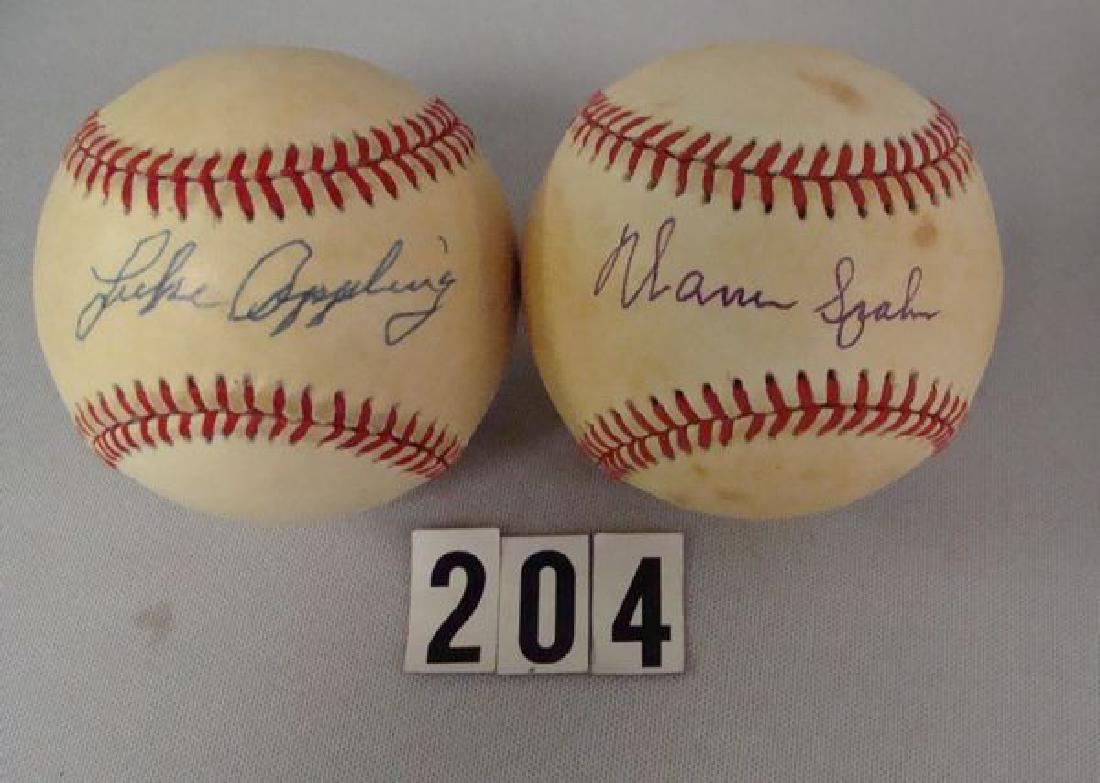 (2 PCS) WARREN SPAHN AUTOGRAPHED N.L.C. (1 of 7)