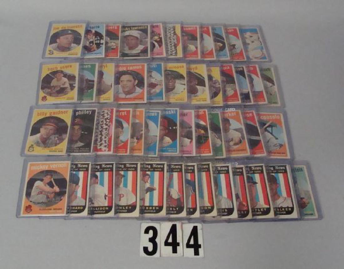 (50 DIFF) 1959 TOPPS BASEBALL CARDS (1 of 3)