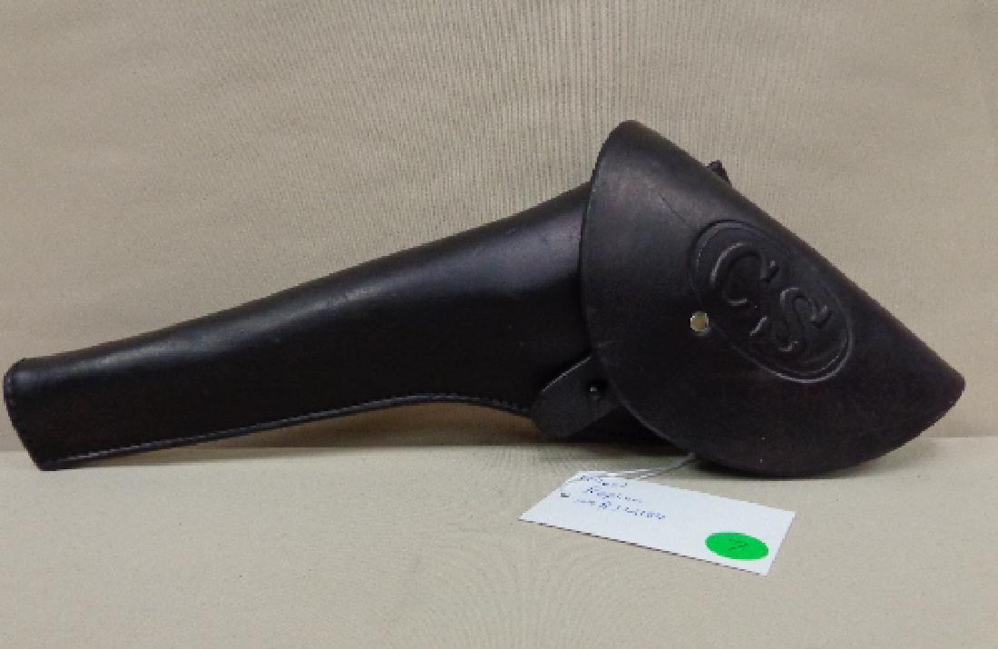 44 CAL. REPLICA BLACK POWDER REVOLVER: WITH 7 1/2 IN. BARREL & HOLSTER, SN R332184