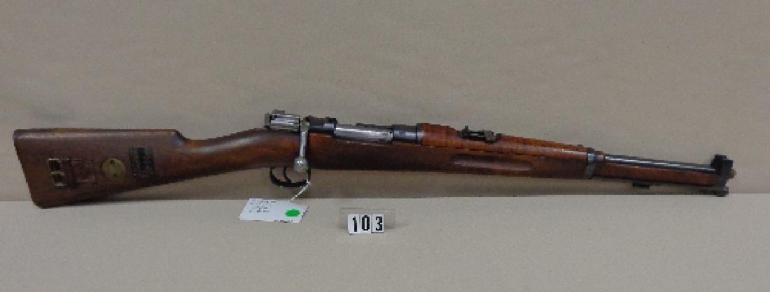 SWEDISH MAUSER MODEL-1916, 6.5X55MM BOLT: ACTION CARBINE RIFLE, SN 84790 - SOME RUST - GOOD CONDITION