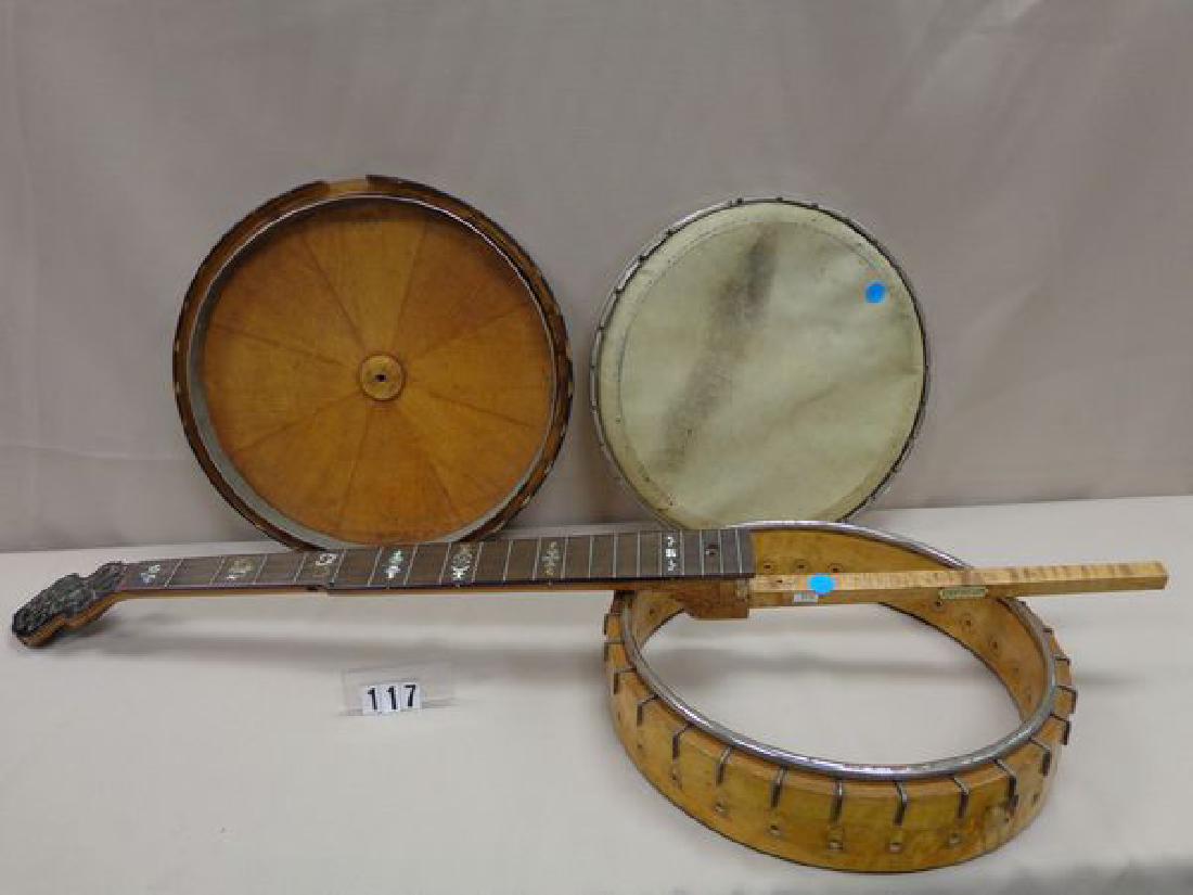 PARTIAL ANTIQUE RETTBERG & LANGE 'ORPHEUM' BANJO, CIRCA (1 of 8)