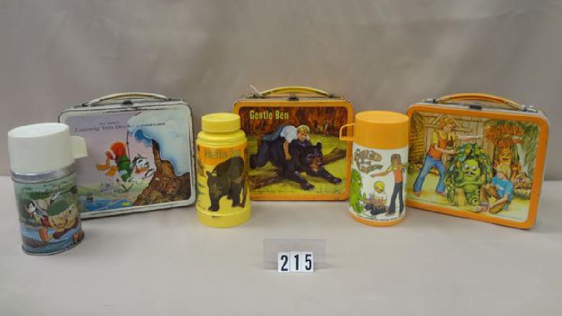 (3) LUNCH BOXES: LUDWIG VON DRAKE, GENTLE BEN 1968 PLUS (1 of 3)
