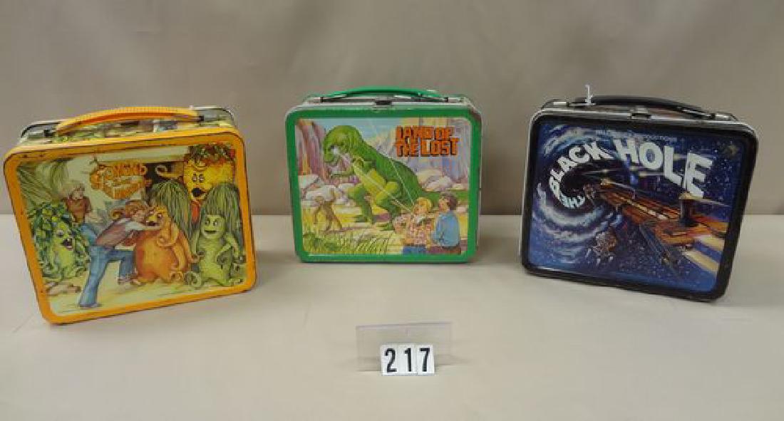 (3) LUNCH BOXES: LAND OF THE LOST, 1975 SEIGMUND & THE (1 of 2)