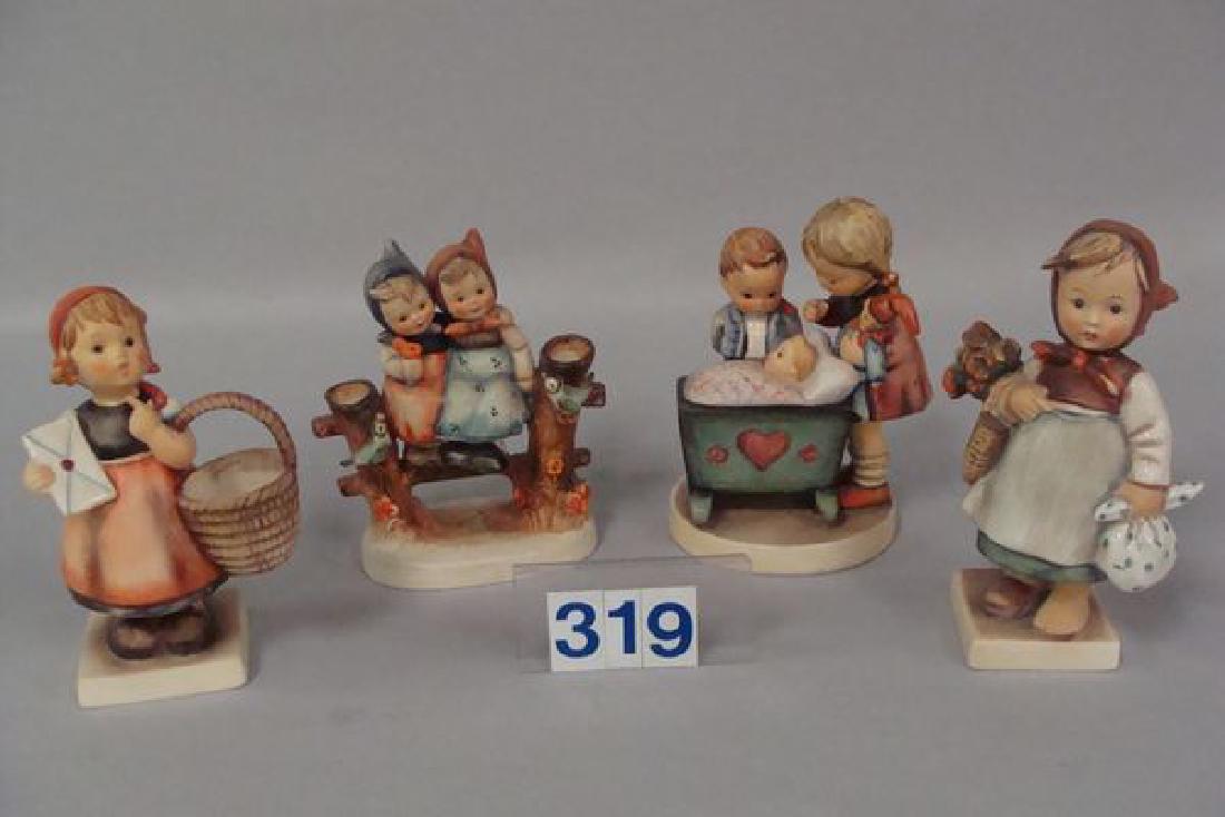 (4 PCS) HUMMELS: 'MEDITATION #13/0, TMK 6, 'COQUETTES (1 of 5)