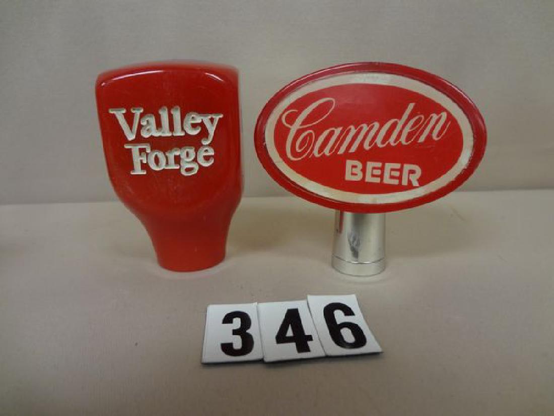 (2 DIFF.) BEER TAP KNOBS: CANADIAN BEER & VALLEY FORGE (1 of 1)