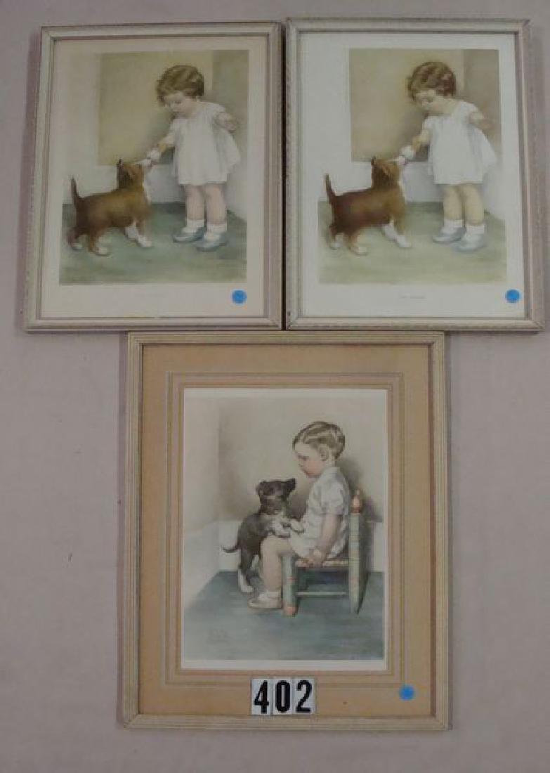 (3 PCS) BESSIE PEASE GUTMAN FRAMED PRINTS: (2) THE (1 of 5)