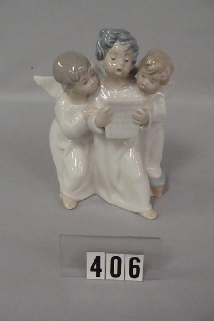LLADRO 'THREE ANGELS SINGING ' EXCELLENT: EXCELLENT