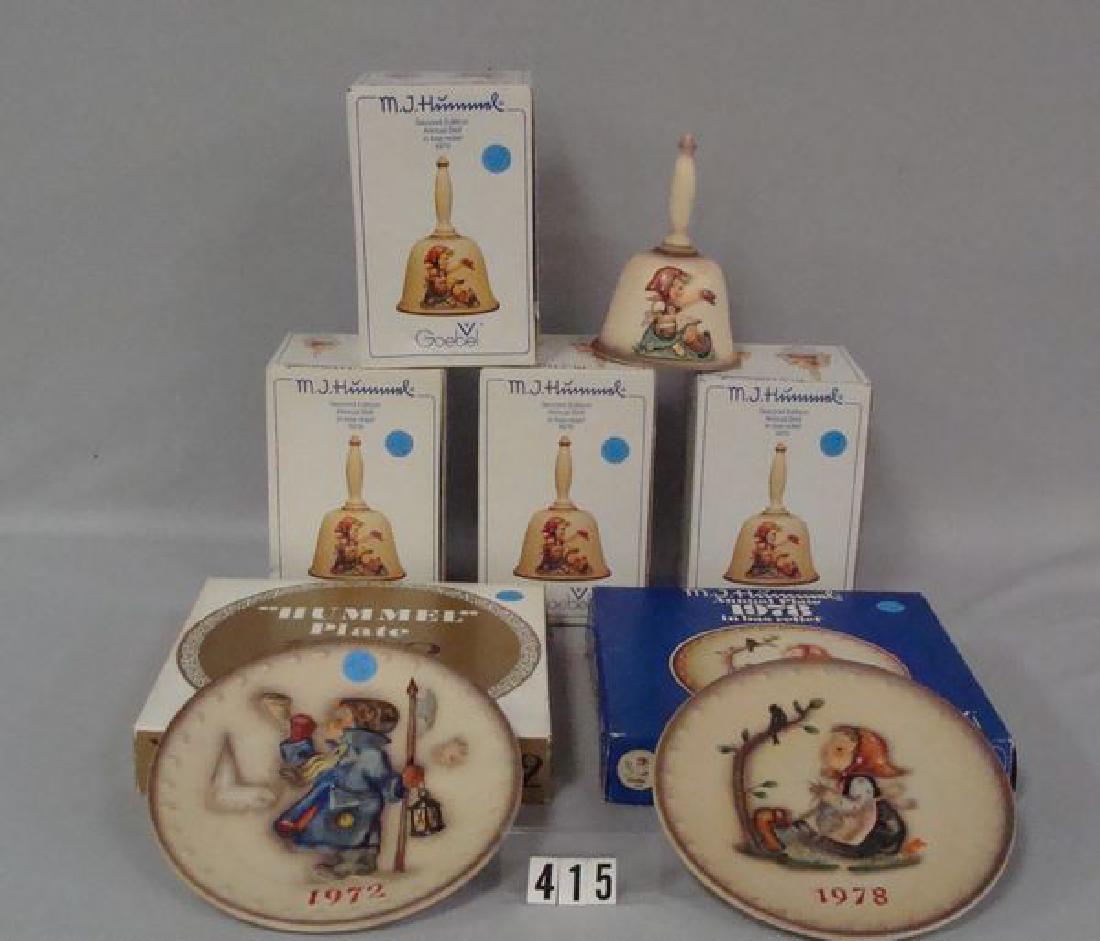 HUMMEL LOT: (4) 1979 ANNUAL BELLS, EACH WITH ORIG. BOX (1 of 3)