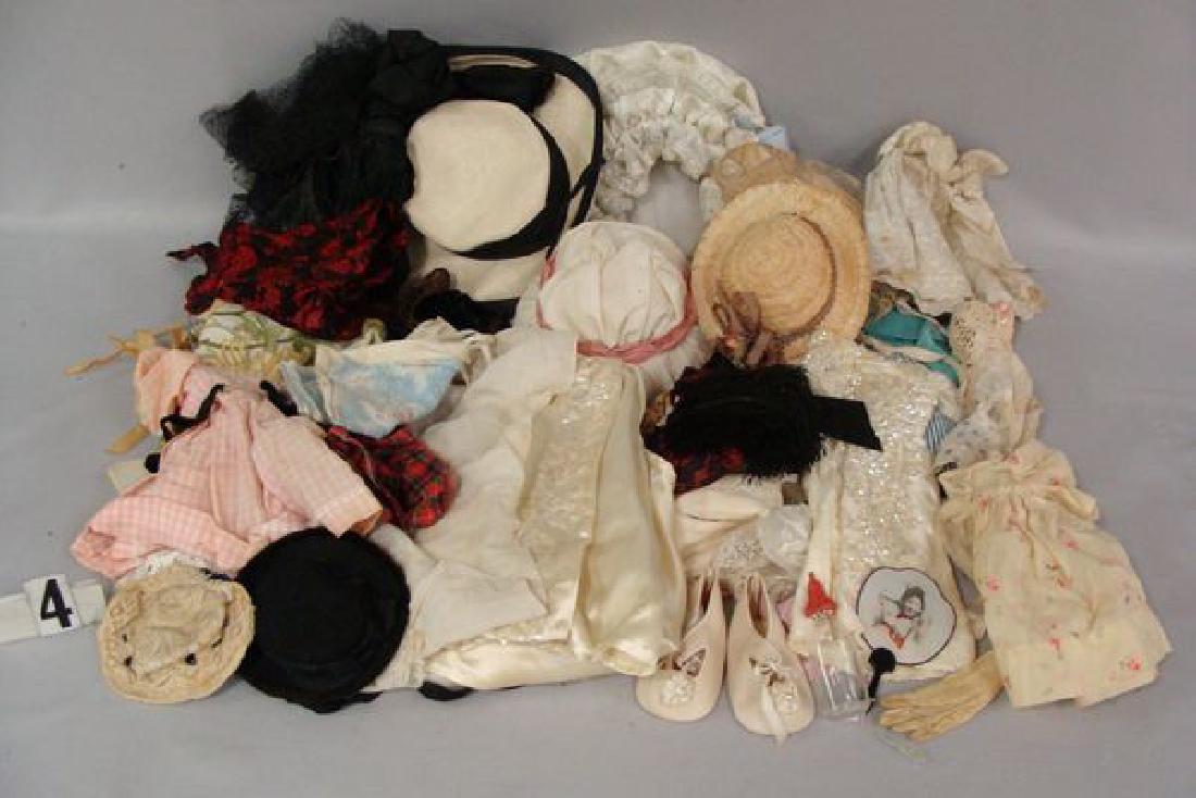 GRAB BOX OF ASSORTED DOLL CLOTHES (1 of 2)
