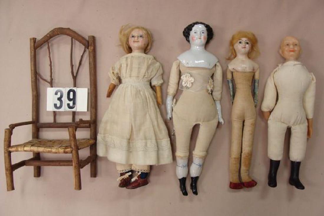 LOT: 15 IN. CHINA HEAD DOLL (1 of 4)