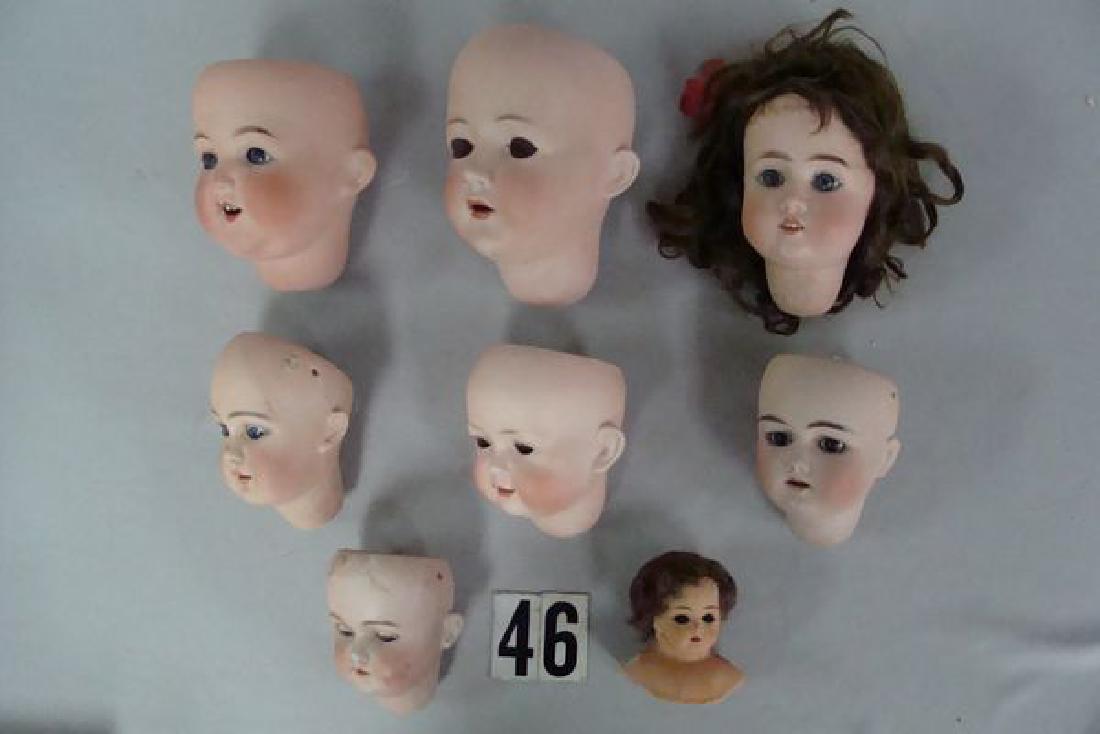 BOX LOT OF (8) ASSORTED SIZE GERMAN BISQUE (1 of 4)