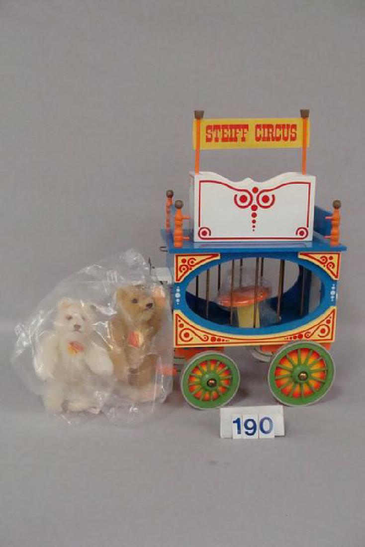 STEIFF G.A.O.T. CIRCUS: BEARS IN CAGE WAGON (1 of 4)