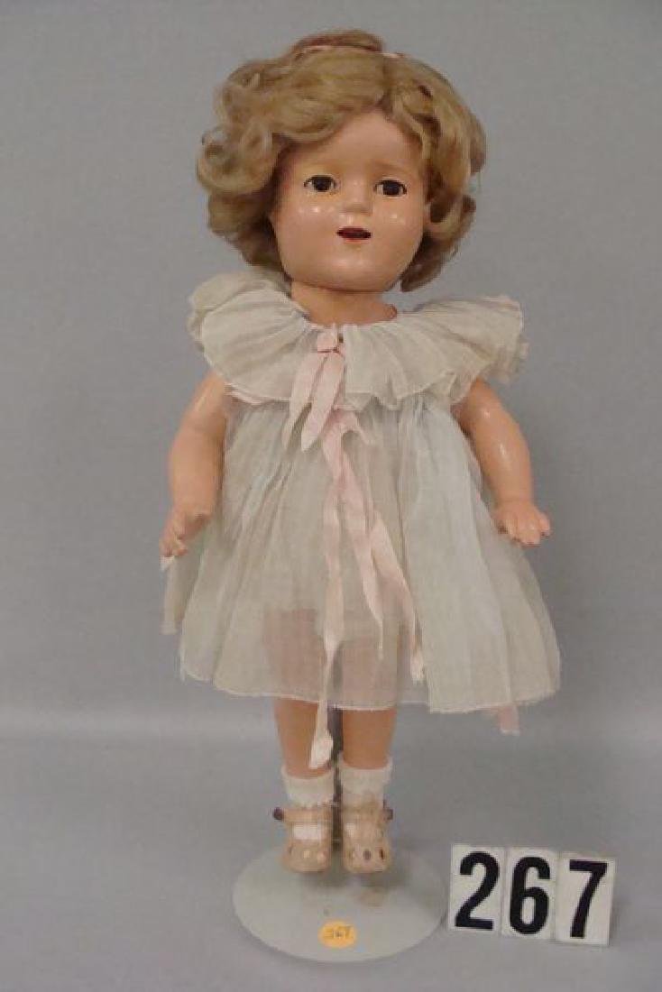 IDEAL 15 IN. COMPO SHIRLEY TEMPLE (1 of 4)