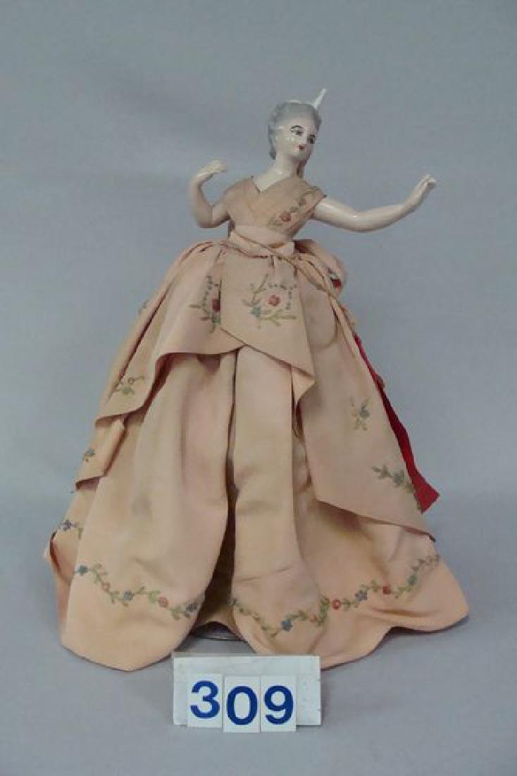 ANTIQUE FRENCH ELEGANT CHINA HALF DOLL (1 of 6)