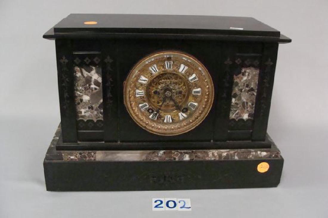 ANSONIA MARBLE & SLATE CASE MANTLE (1 of 5)