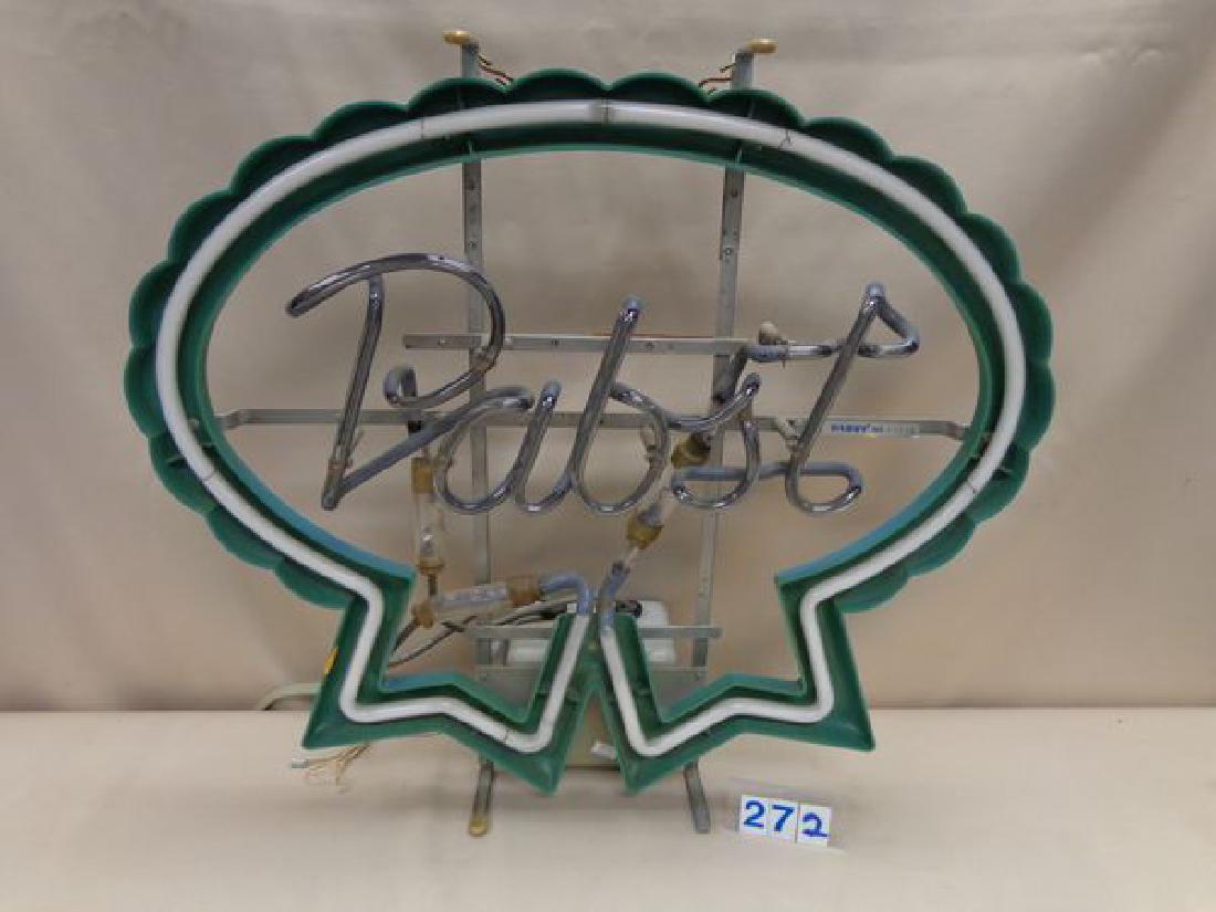 PABST NEON SIGN IN WORKING (1 of 3)