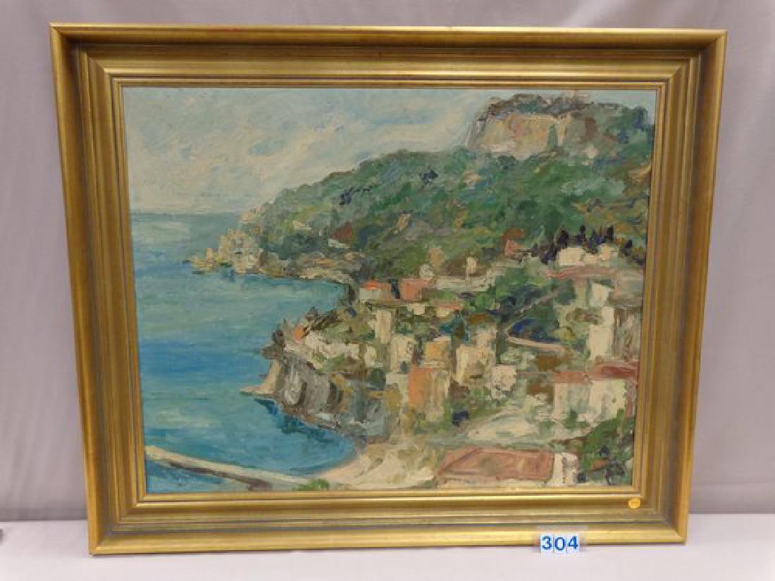 FRAMED OIL PAINTING ON CANVAS (1 of 6)