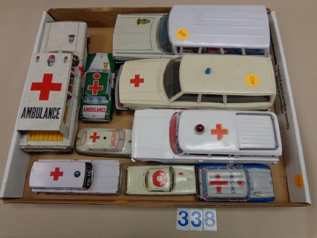 (9) ANTIQUE / VINTAGE TOY AMBULANCES, (1 of 1)
