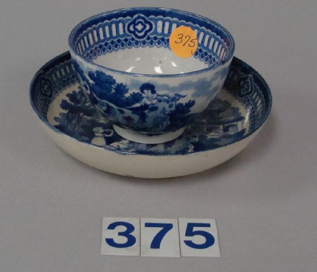 EARLY HANDLELESS BLUE & WHITE (1 of 3)