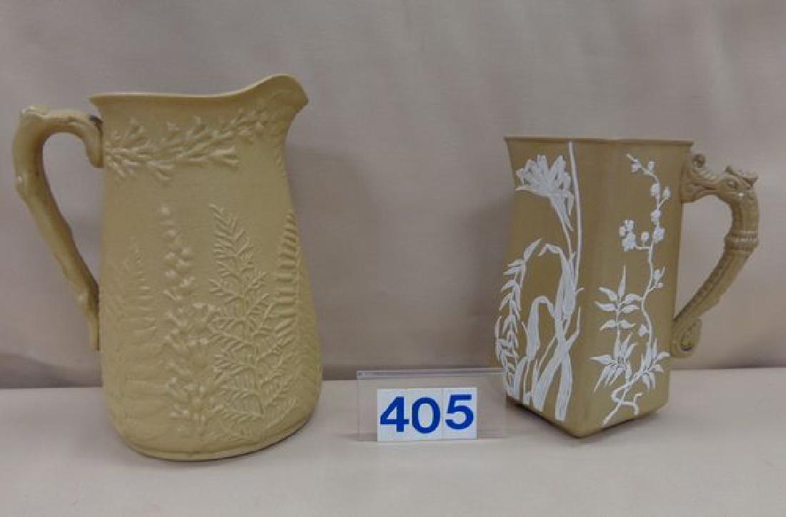 TAUPE JASPERWARE PITCHER (1 of 2)