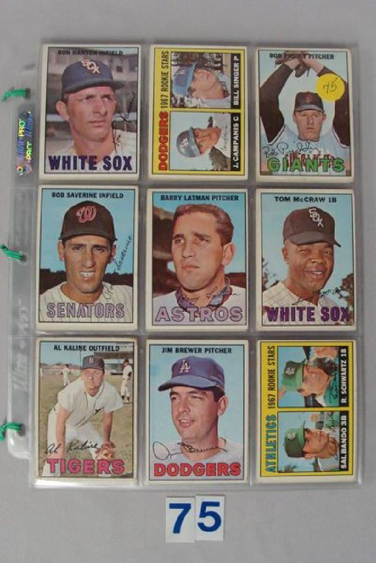 (90 DIFFERENT) 1967 TOPPS BASEBALL CARDS #9 TO 524-VG (1 of 10)