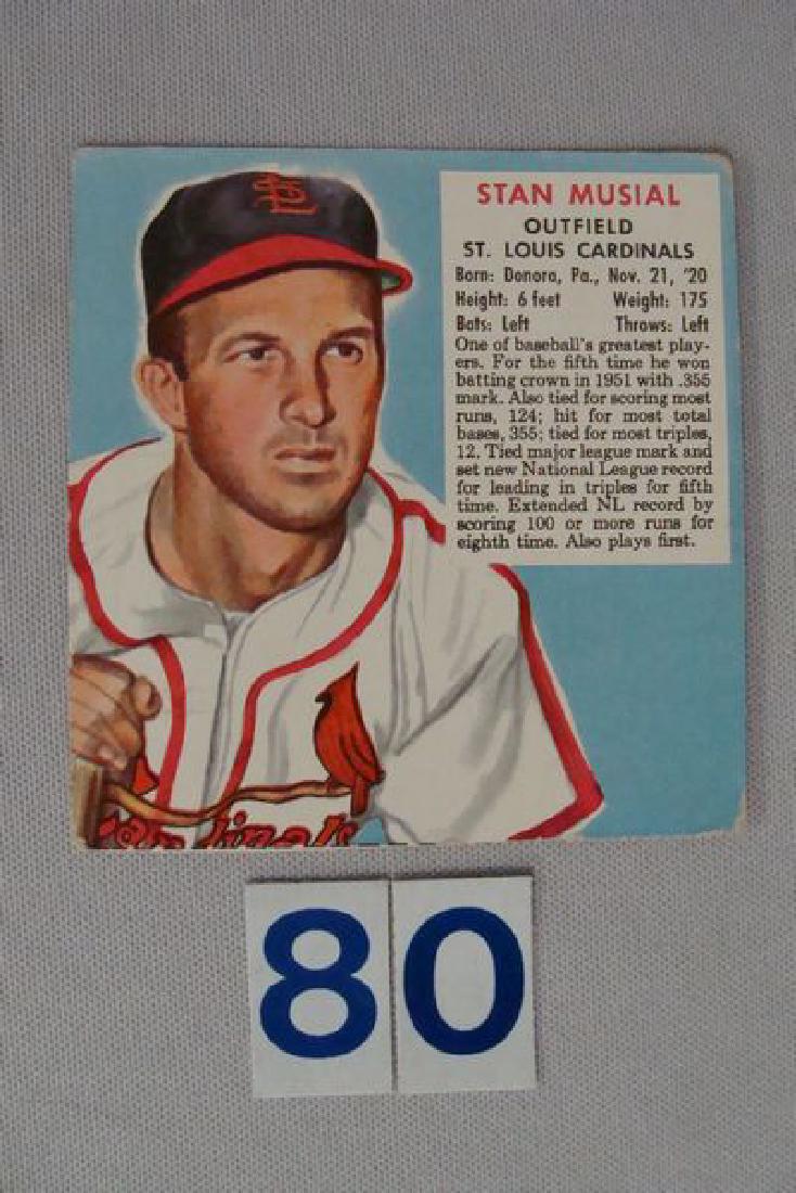 1952 RED MAN TOBACCO (16 N) STAN MUSIAL WITHOUT TAB-VG (1 of 2)