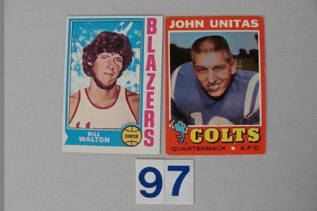 1974-'75 TOPPS #39 BILL WALTON-N.MT AND 1971 TOPPS #1 (1 of 2)