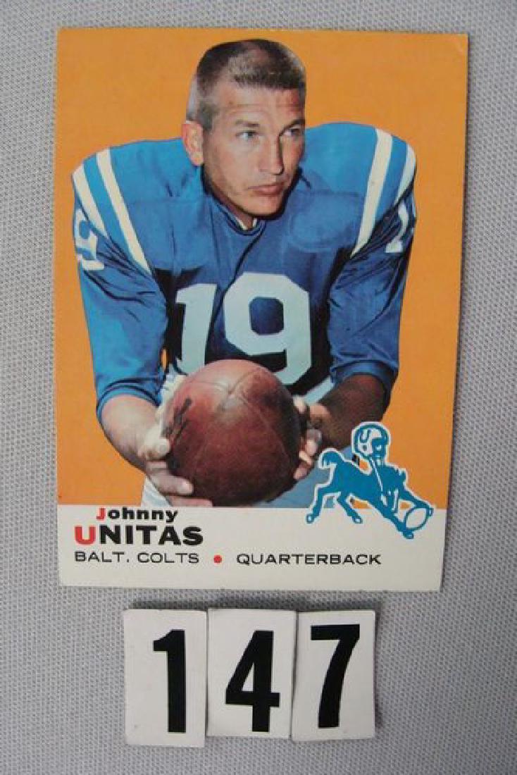 1969 TOPPS #25 JOHNNY UNITAS- N.MT (1 of 2)