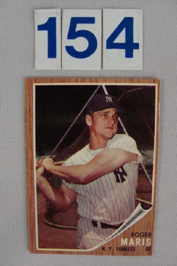 1962 TOPPS #1 ROGER MARIS- EX (1 of 2)