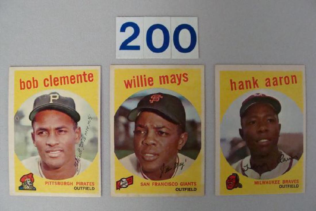 1959 TOPPS #50 WILLIE MAYS- VG, NO CREASE(S), 380 HANK (1 of 2)