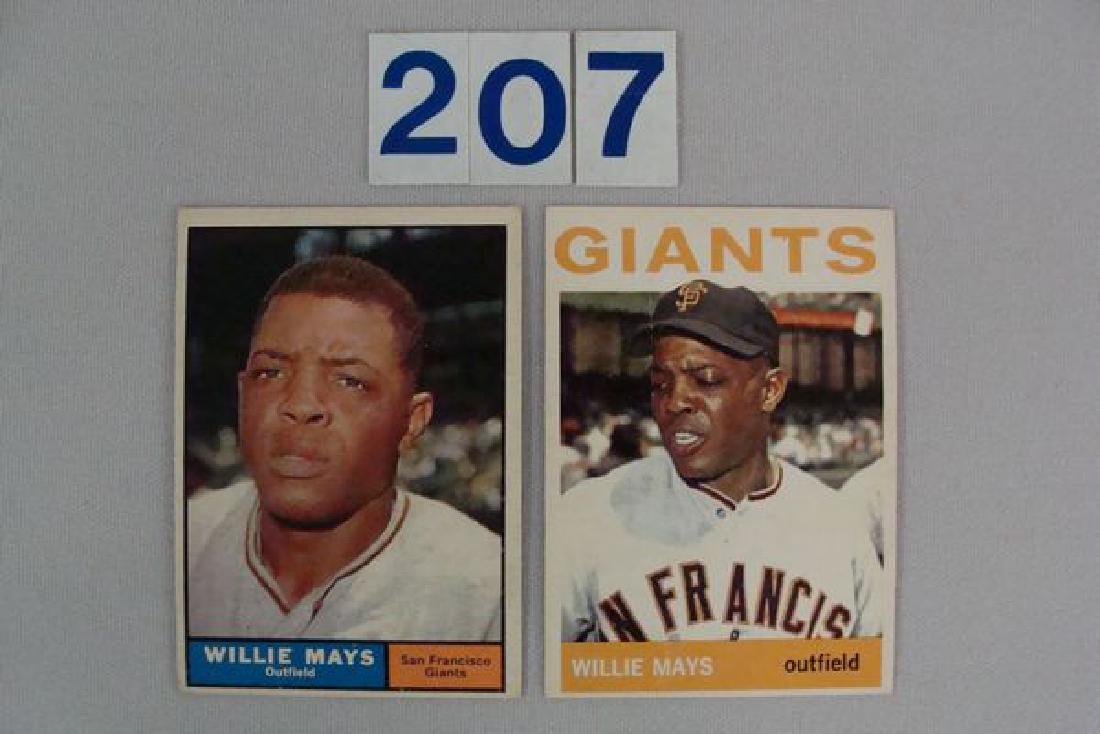 1961 & 1964 TOPPS EACH #150 WILLIE MAYS-EX/EX+ (1 of 2)