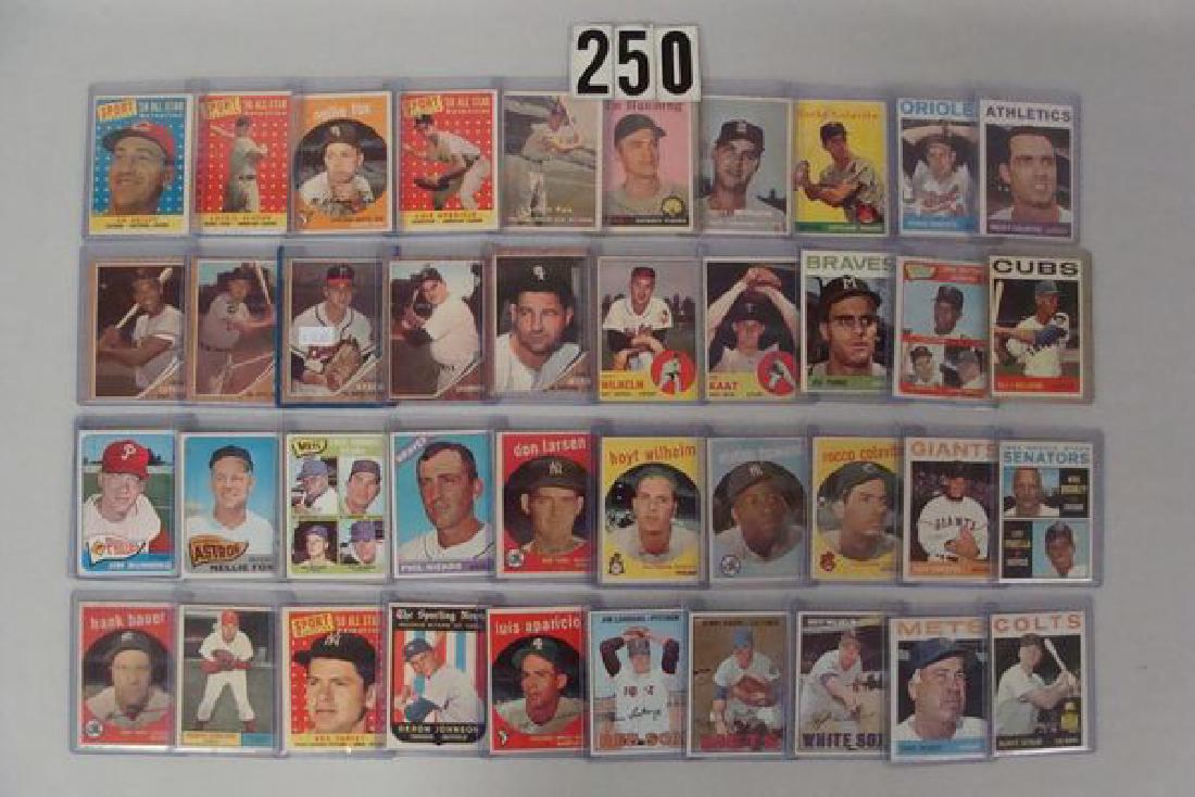 (140+) 1956 TO 1969 TOPPS BASEBALL CARDS LOADED WITH (1 of 4)