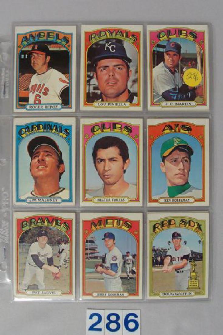 (27 DIFFERENT) 1972 TOPPS BASEBALL HIGH # CARDS #541 TO (1 of 6)