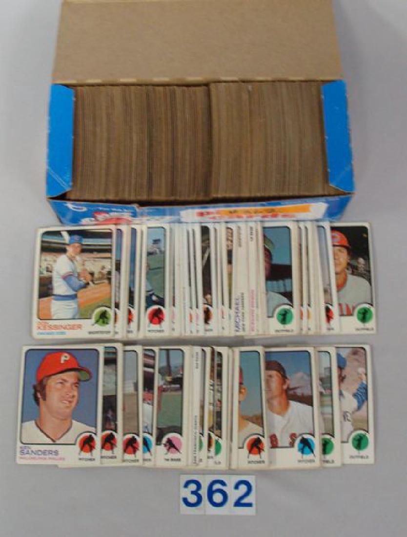 APPROX. (400) 1973 TOPPS BASEBALL CARDS #1 TO 528-VG TO (1 of 3)