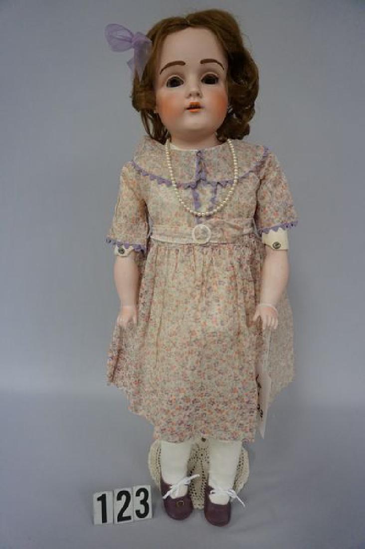 KESTNER #195 24 INCH BISQUE HEAD DOLL WITH RIVETED KID (1 of 3)
