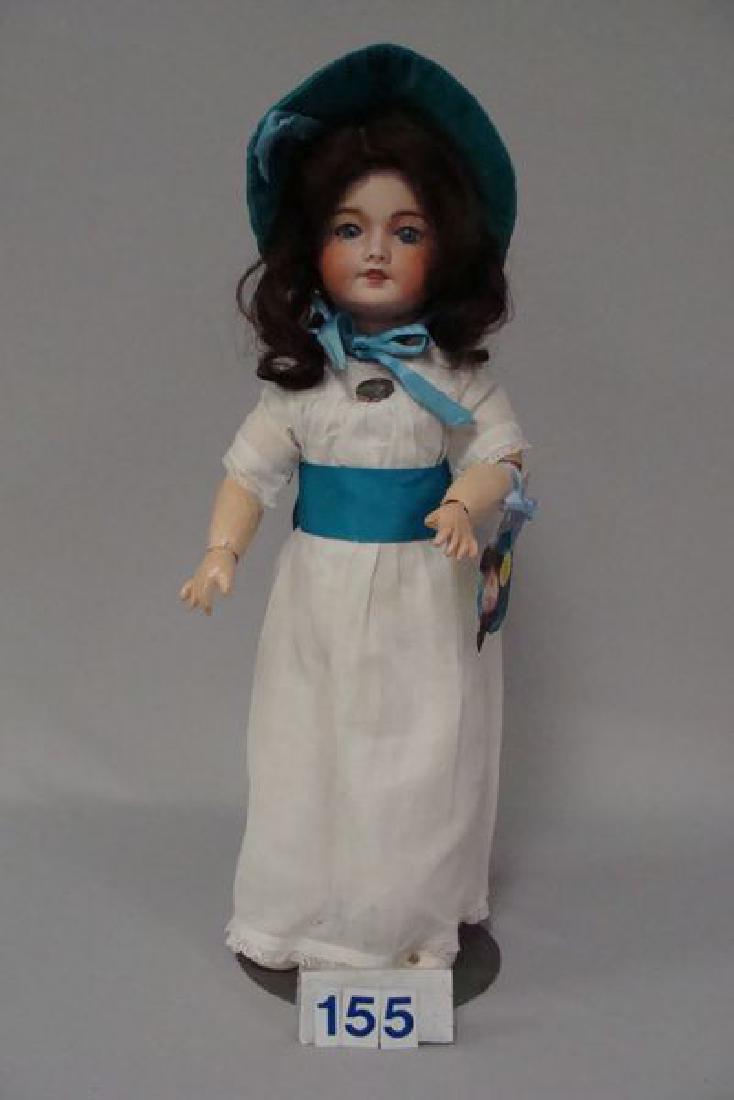 ANTIQUE 18 INCH FRENCH BISQUE SOCKET HEAD DOLL ON (1 of 4)
