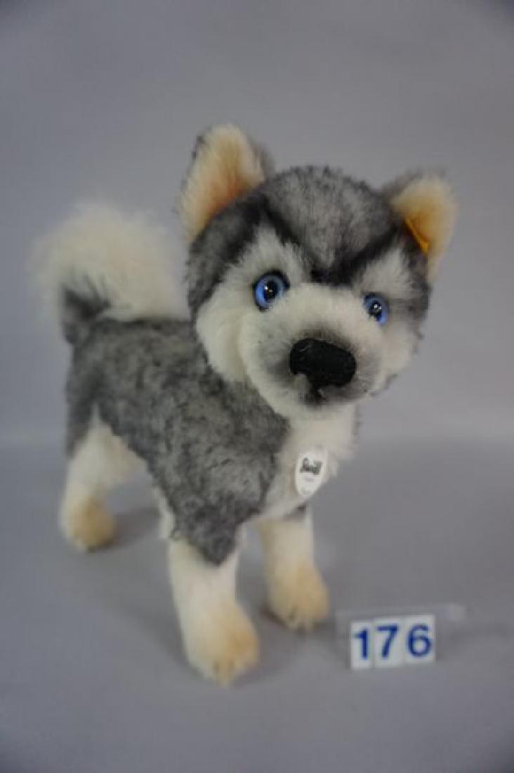 steiff husky dog