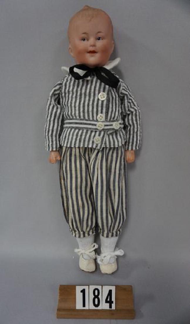 GEBRUDER HEUBACH 13 INCH BISQUE SHOULDER HEAD CHARACTER (1 of 5)