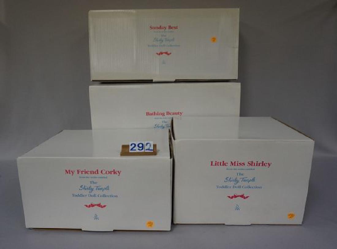 DANBURY MINT: (4) SHIRLEY TEMPLE DOLLS FROM THE TODDLER (1 of 6)